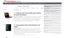 Desktop Screenshot of notebookcheck-hu.com